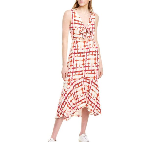 Leyden Dresses & Skirts - NWT Leyden Women's Printed Cutout Midi Dress - SIZE S